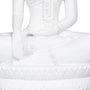 BigBuy Home Figurine Décorative Blanc Buda