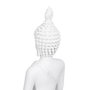BigBuy Home Figurine Décorative Blanc Buda