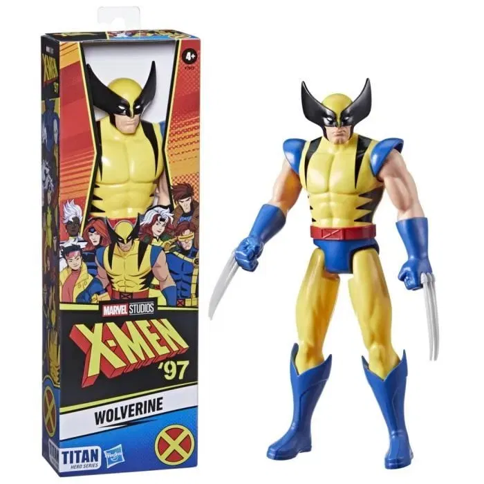 Hasbro Titan Hero Series - Figurine X-Men Wolverine 28.5 cm - Jouet pour Enfants avec Griffes Rétractables