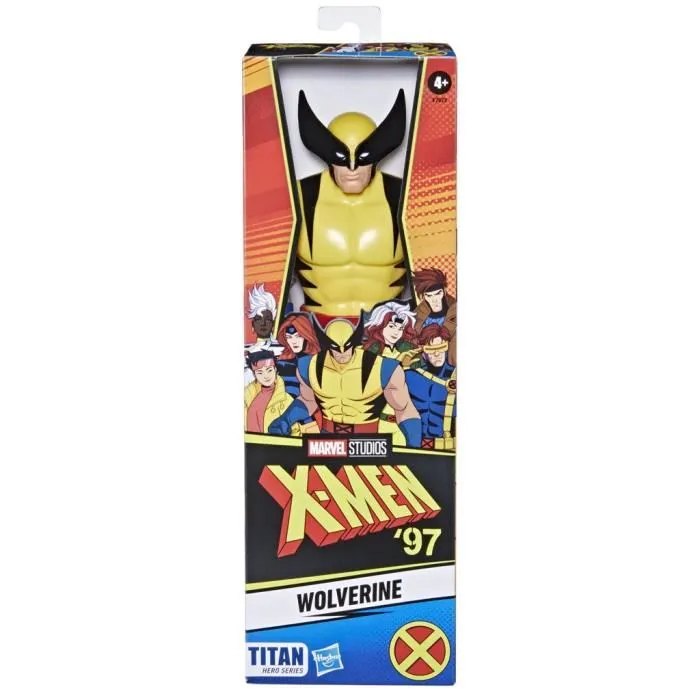 Hasbro Titan Hero Series - Figurine X-Men Wolverine 28.5 cm - Jouet pour Enfants avec Griffes Rétractables
