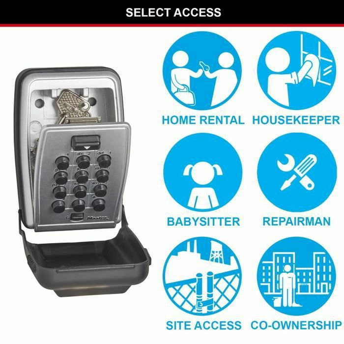 Masterlock Boîte à clés 5423EURD Select Access Noir Masterlock Boîte à clés 5423EURD Select Access Noir
