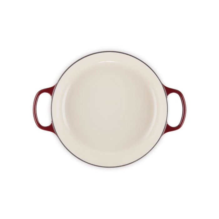 Le Creuset Signature Cocotte basse en fonte 30cm rouge