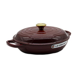 Le Creuset Signature Cocotte basse en fonte 30cm rouge