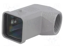 HARTING Han 3A Hood Angled Entry M20 gris