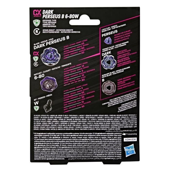 Hasbro Beyblade X Dark Perseus B 6-80W CX Starter Pack
