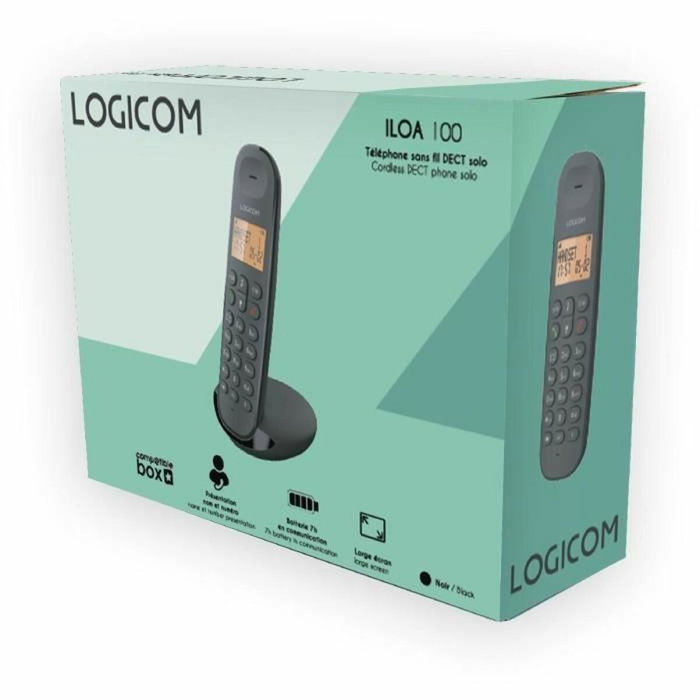 Logicom DECT ILOA 100 SOLO Ardoise