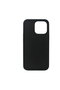 eSTUFF Coque de protection en silicone pour iPhone 13 Pro - Design MADRID - Noir - Protection 3 côtés avec doublure microfibre