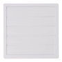 Grille de ventilation EDM 87735 Blanc Ø 10 cm 17 x 17 cm
