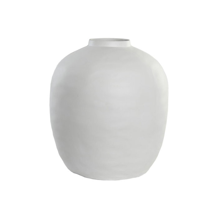Home ESPRIT Vase Blanc Style artisanal en Grès 40 x 40 x 44 cm