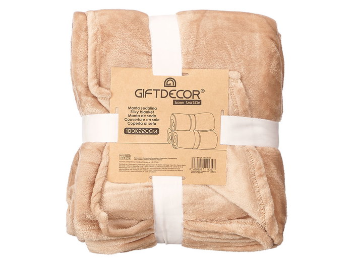 GIFTDECOR Manta Sedalina Beige 180x220cm