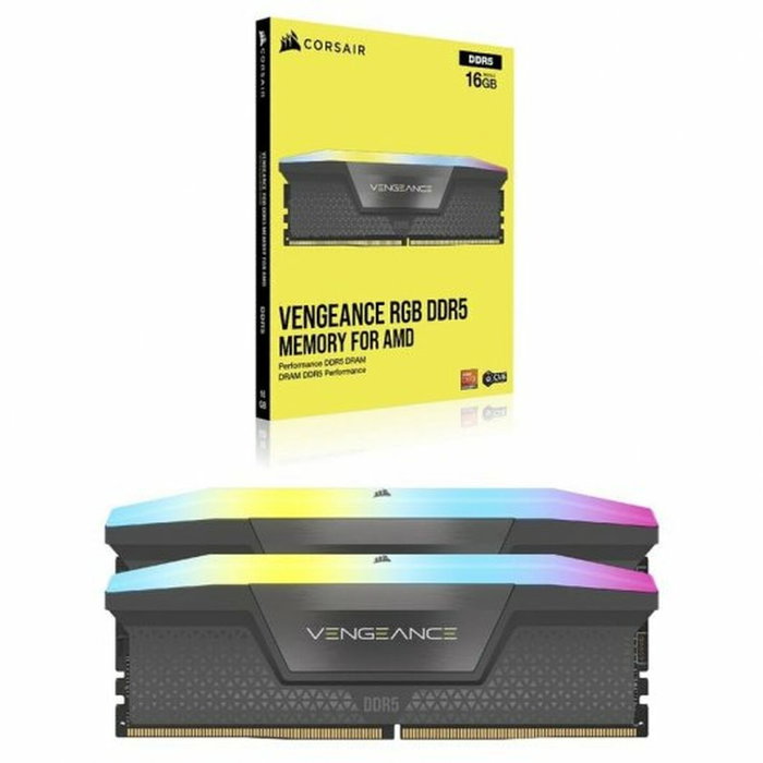 Mémoire RAM Corsair CMH32GX5M2B6000Z30K 32 GB DDR5 6000 MHz 4800 MHz cl30 Mémoire RAM Corsair CMH32GX5M2B6000Z30K 32 GB DDR5 6000 MHz 4800 MHz cl30