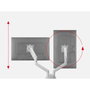 One Monitor Mount Solid Dual White DM 4220