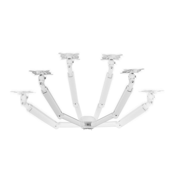 One Monitor Mount Solid Dual White DM 4220