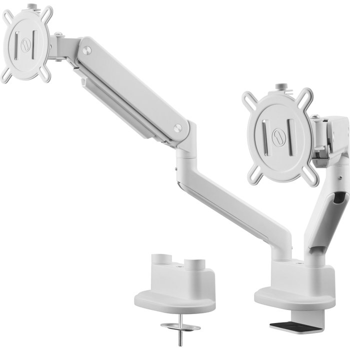 One Monitor Mount Solid Dual White DM 4220