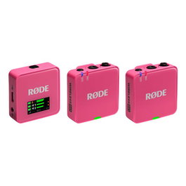 RØDE Micro sans-fil GO III rose - WIGOGEN3PIN - Micro-cravatte avec enregistrement intégré, transmission audio professionnelle