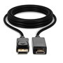 Lindy Câble Adaptateur DisplayPort vers HDMI 2 m 10.2 Gbps, Compatible 4K UHD 3840x2160@30Hz