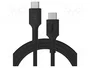 GREEN CELL Câble USB 2.0 de deux côtés USB C, 2m, noir