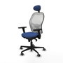 Piqueras y Crespo Chaise de Bureau 3D036G1 Bleu Marine