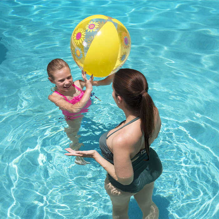 Bestway 31036 Pelote Gonflable Décorée Designs Assortis Couleurs 51 cm +2 Ans Jardin Piscine Plage