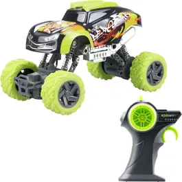 Exost Voiture télécommandée 4x4 X-CRAWLER tout-terrain 20 cm avec suspensions avant et arrière, alimentée par piles AA, pour enfant dès 5 ans
