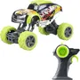 Exost Voiture télécommandée 4x4 X-CRAWLER tout-terrain 20 cm avec suspensions avant et arrière, alimentée par piles AA, pour enfant dès 5 ans