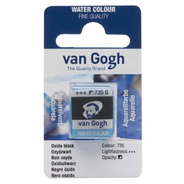 Van Gogh Aquarelle Pastille Noir Oxyde 735