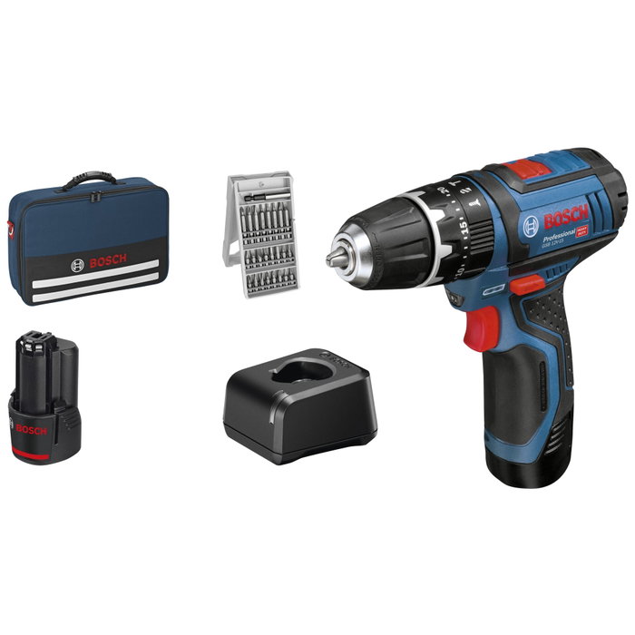 Bosch Professional GSB 12V-15 Perceuse à percussion 12V Bosch Professional GSB 12V-15 Perceuse à percussion 12V