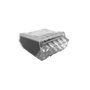 Connecteur rapide 5 voies 24A 450V thermoplastique transparent gris