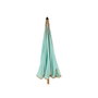 Outdoor Living By Decoris Parasol réglable vert d'eau bordure corail Ø195 x 215 cm avec protection UV30+, pliable