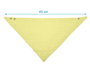 KioKids Set de 2 bandanas pour bébé en bambou et coton - Doux, respirant, anti-UV - 70% bambou, 30% coton - Couleur Beige - Certifié Oeko-Tex Standard 100