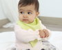 KioKids Set de 2 bandanas pour bébé en bambou et coton - Doux, respirant, anti-UV - 70% bambou, 30% coton - Couleur Beige - Certifié Oeko-Tex Standard 100