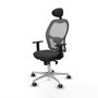 Piqueras y Crespo Chaise de Bureau 1D086G1 Gris foncé
