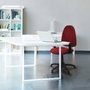PIQUERAS Y CRESPO Chaise de bureau Algarra en similicuir violet
