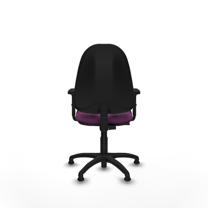 PIQUERAS Y CRESPO Chaise de bureau Algarra en similicuir violet