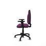 PIQUERAS Y CRESPO Chaise de bureau Algarra en similicuir violet