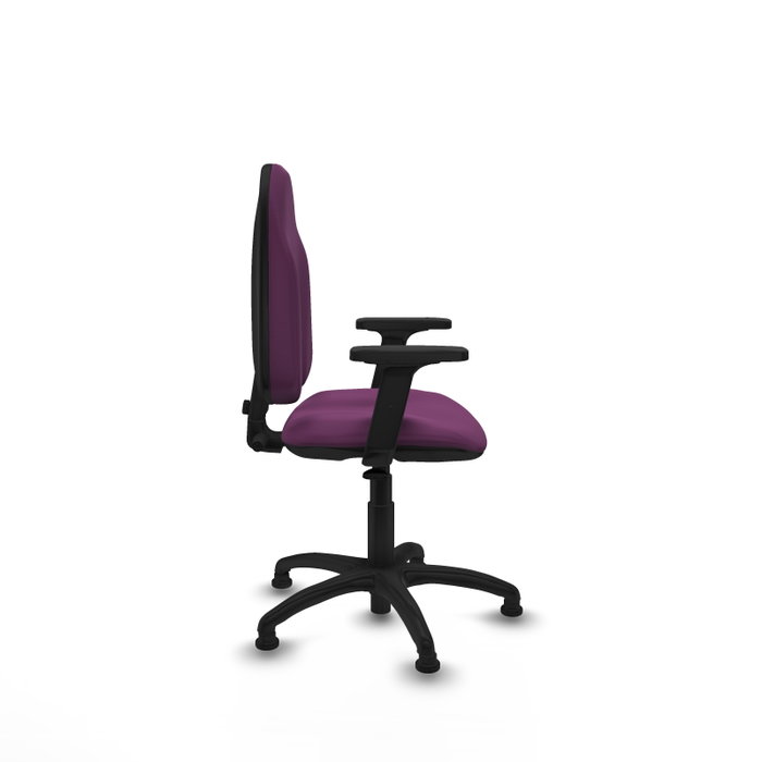 PIQUERAS Y CRESPO Chaise de bureau Algarra en similicuir violet