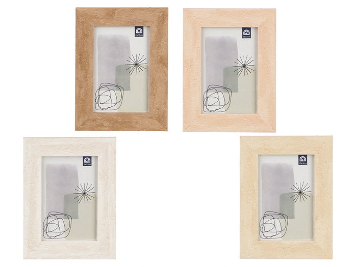 GIFTDECOR Lot de 24 Cadres Photo Effet Pierre 10x15 cm