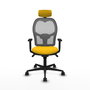 Chaise de Bureau avec Appui-tête Piqueras y Crespo 1D036N2 Jaune
