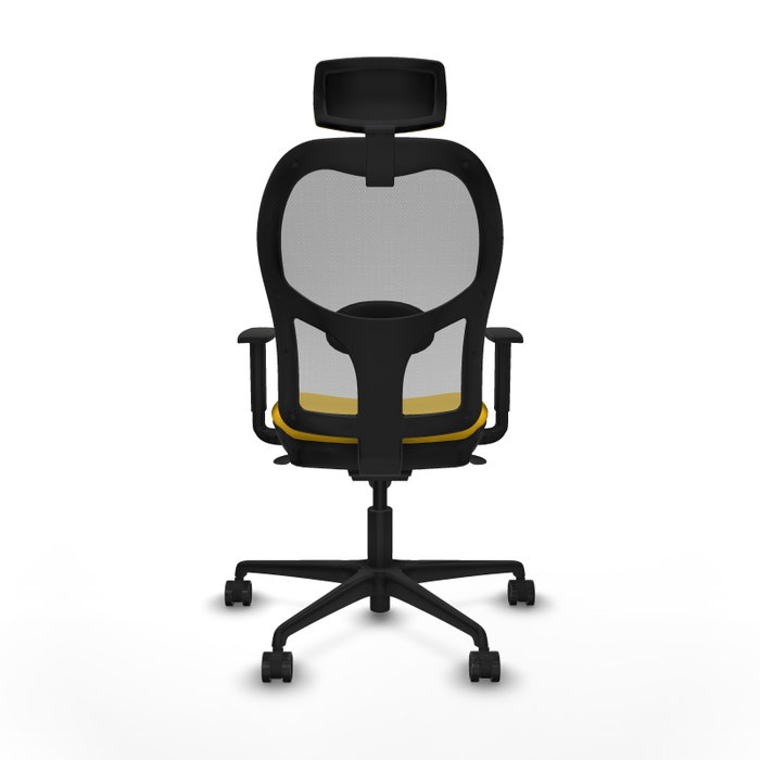 Chaise de Bureau avec Appui-tête Piqueras y Crespo 1D036N2 Jaune Chaise de Bureau avec Appui-tête Piqueras y Crespo 1D036N2 Jaune