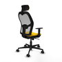 Chaise de Bureau avec Appui-tête Piqueras y Crespo 1D036N2 Jaune
