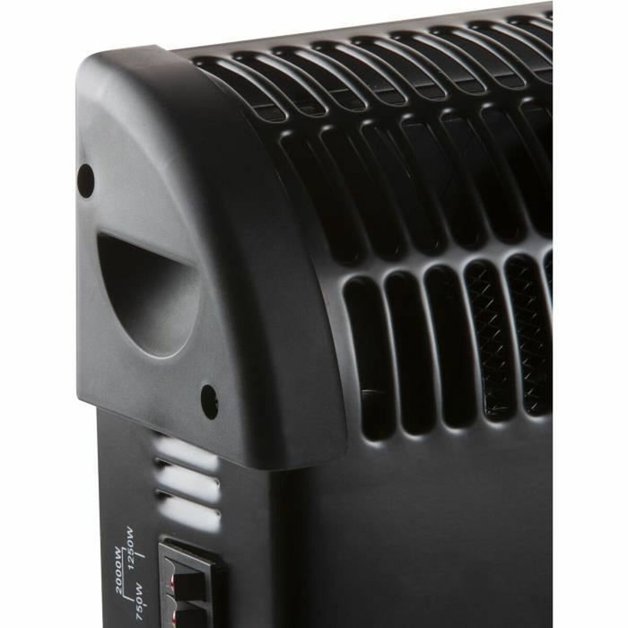 Domo Convecteur de chauffage turbo 2000 W Noir DO7350CH Domo Convecteur de chauffage turbo 2000 W Noir DO7350CH