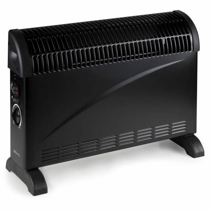 Domo Convecteur de chauffage turbo 2000 W Noir DO7350CH Domo Convecteur de chauffage turbo 2000 W Noir DO7350CH