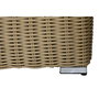 Canapé de jardin Home ESPRIT Beige Marron Clair 222 x 87 x 63 cm