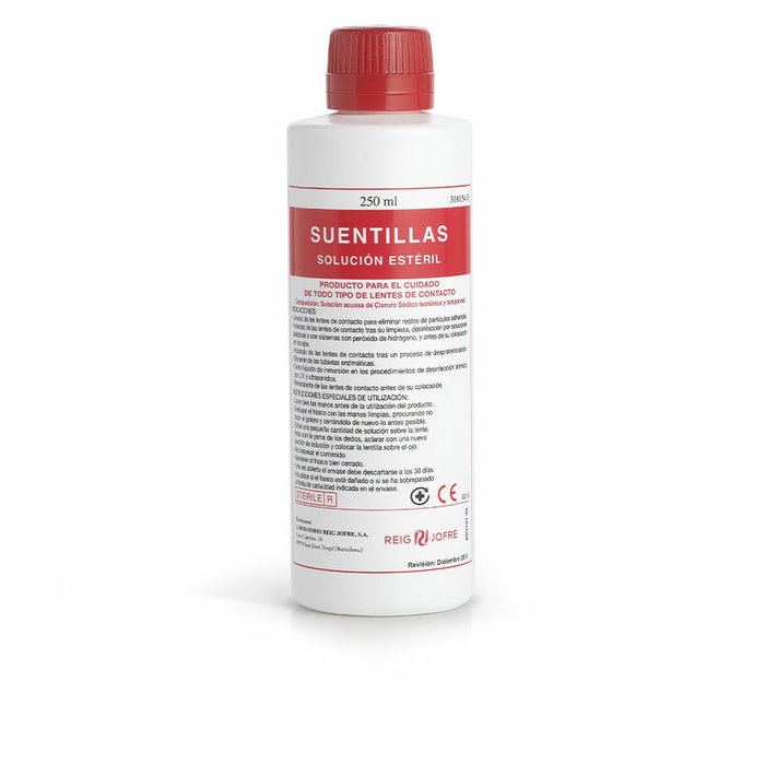Suentillas Solution Stérile Saline pour Lentilles de Contact 250 ml