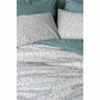 Parure de housse de couette 100% coton renforcé Menthe 220 x 240 cm, 3 pièces