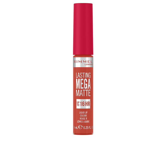 Rimmel London Rouge à Lèvres Liquide Lasting Mega Matte #920-Flammes Écarlates 7,4 ml Rimmel London Rouge à Lèvres Liquide Lasting Mega Matte #920-Flammes Écarlates 7,4 ml