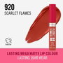 Rimmel London Lasting Mega Matte Rouge à Lèvres Liquide 920-flammes écarlates