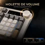 The G-Lab KEYZ CAESIUM EX Clavier Gamer Membrane Rainbow