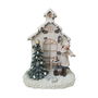 Décorations de Noël DKD Home Decor Résine Maison (16,5 x 9 x 21 cm) (2 Unités)