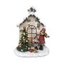 Décorations de Noël DKD Home Decor Résine Maison (16,5 x 9 x 21 cm) (2 Unités)